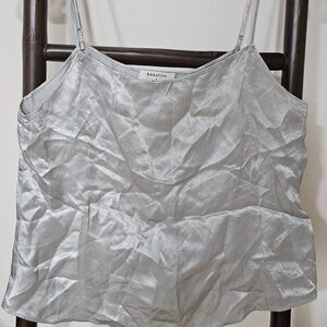 Babaton Shimmering Gray Camisole Top